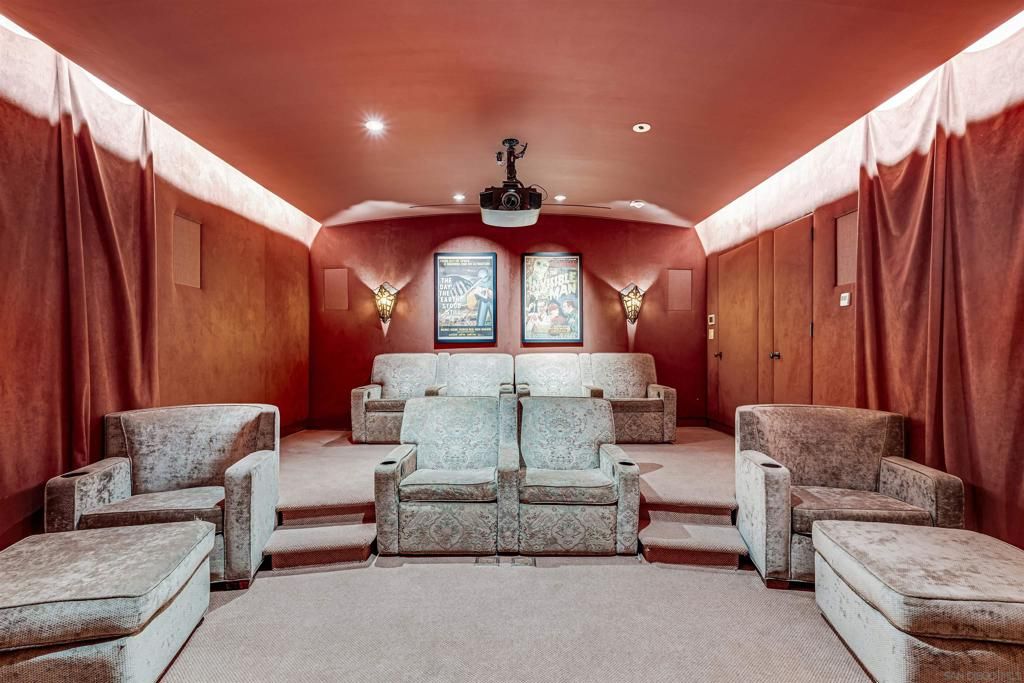 Interior, Recessed Lighting, Theatre Room