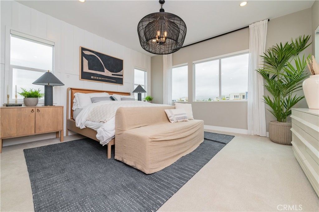 Bedroom, Interior, Recessed Lighting