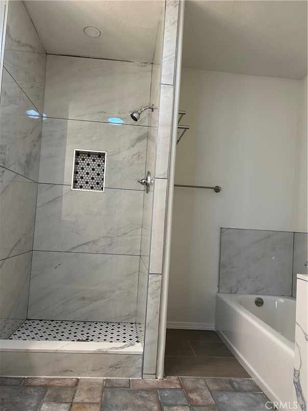 Bathroom, Glass Shower, Interior, Marble Walls