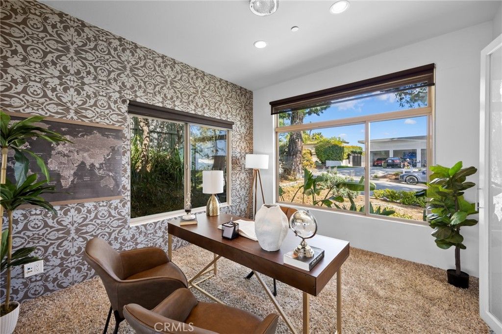 Home Office, Interior, Recessed Lighting
