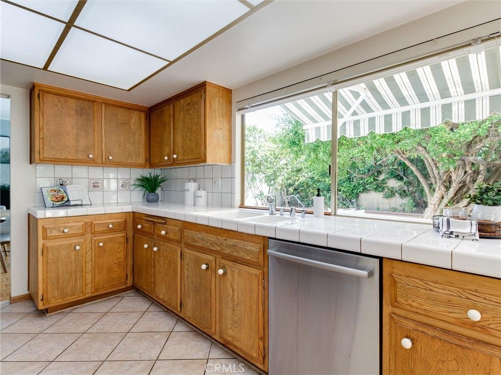 Interior, Kitchen, Stainless Steel Appliances, Tile Countertops