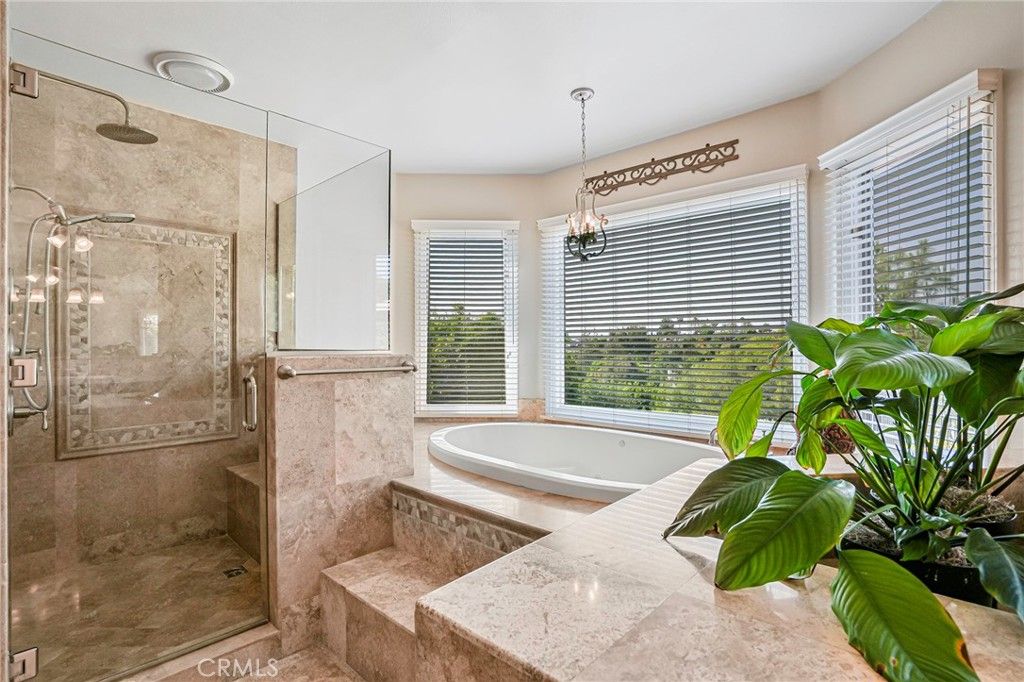 Bathroom, Glass Shower, Interior, Pendant Lights