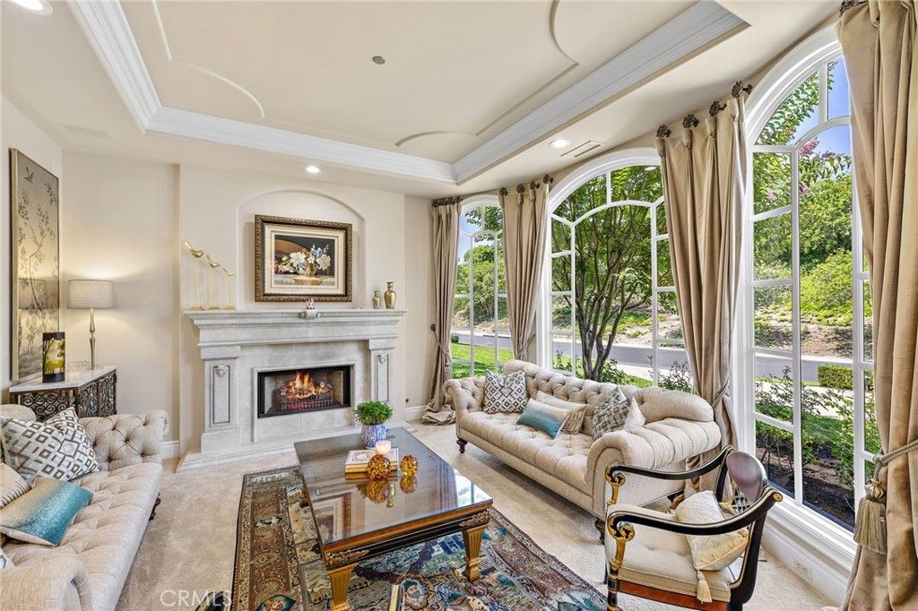 Fireplace, Interior, Living room, Recessed Lighting
