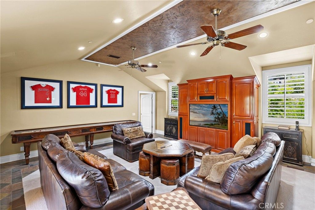 Billiard Table, Fireplace, Game Room, Interior, Living room, Recessed Lighting