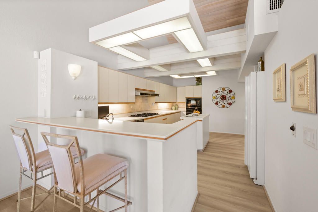 Interior, Kitchen, Wood Texture Flooring