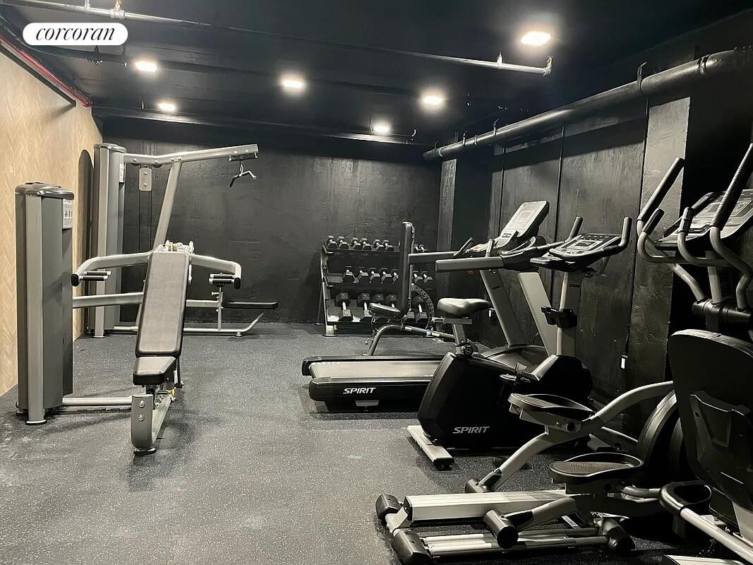Fitness Equipment, Interior, Recessed Lighting