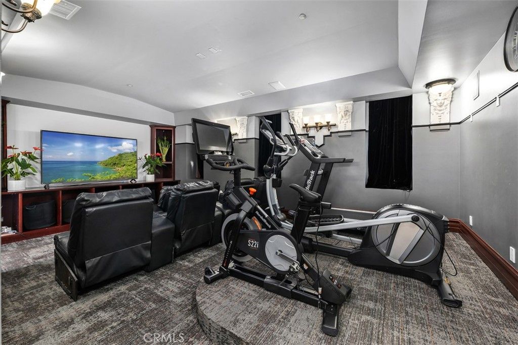 Home Theatre Room, Fitness Equipment, Interior