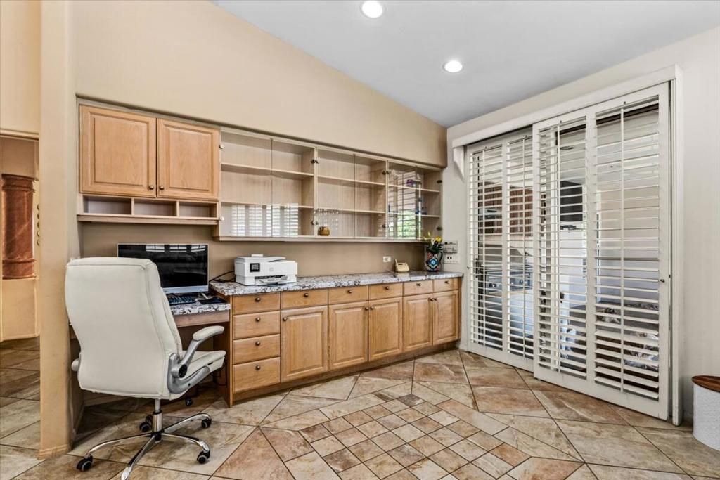 Home Office, Interior, Recessed Lighting