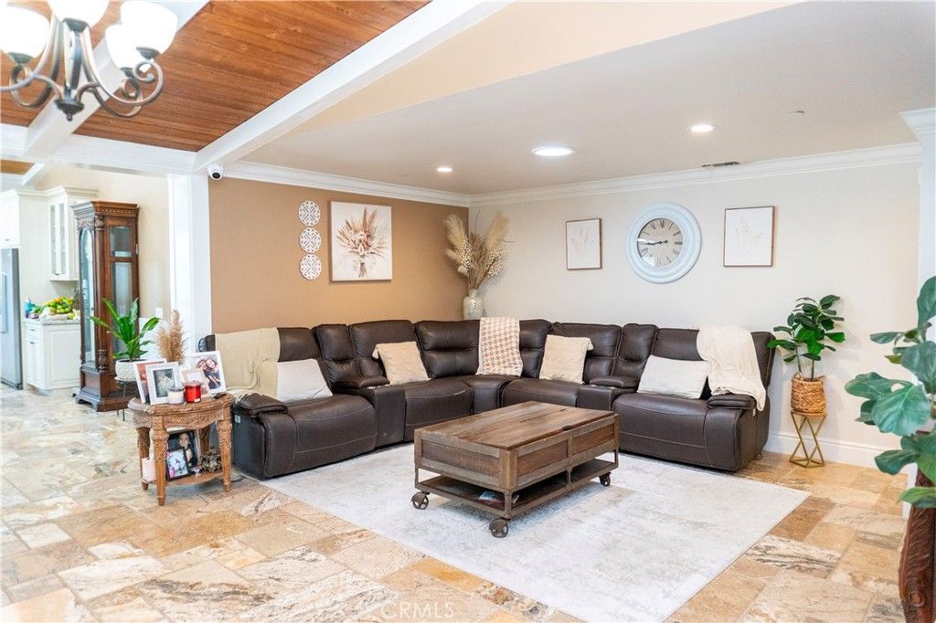 Chandelier, Interior, Living room, Recessed Lighting, Wooden Ceilings