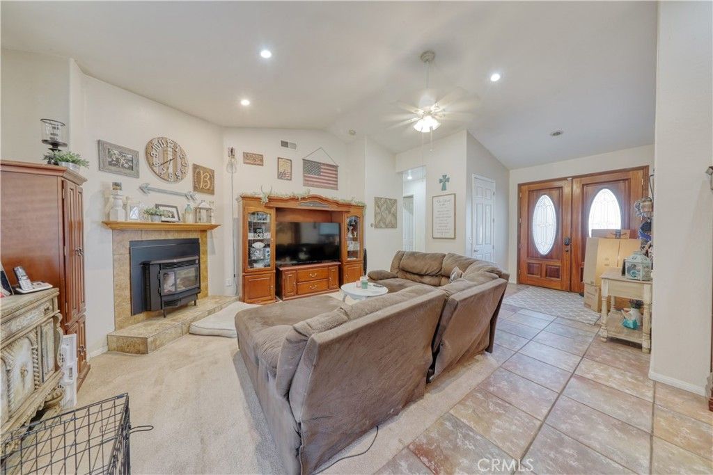 Fireplace, Interior, Living room, Recessed Lighting