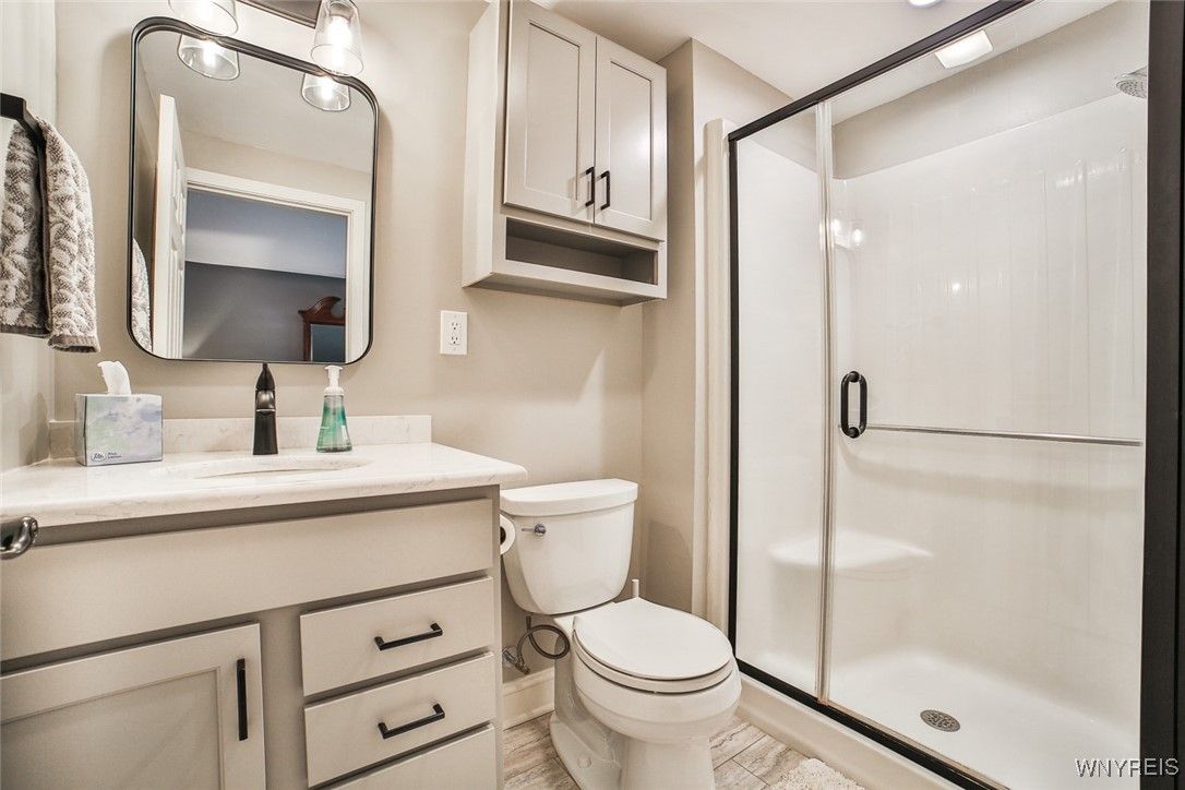Bathroom, Glass Shower, Interior