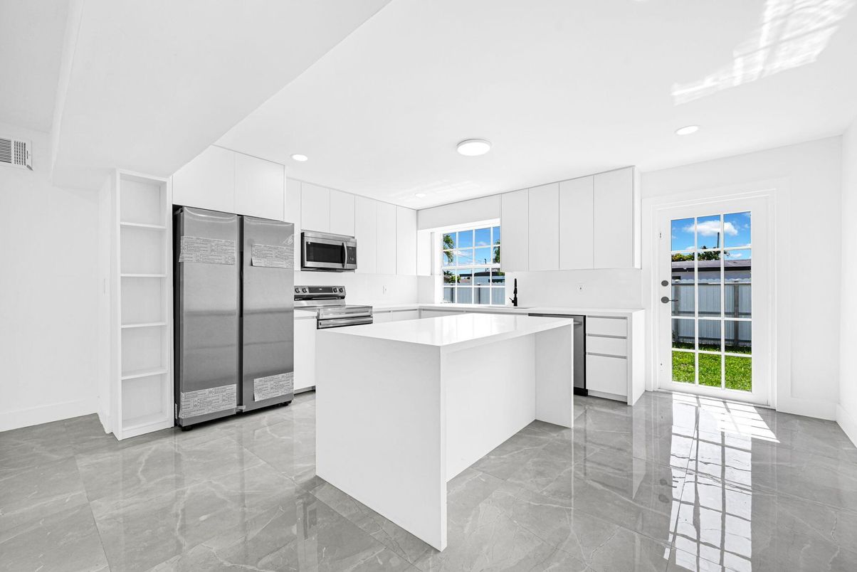 Interior, Kitchen, Recessed Lighting, Stainless Steel Appliances
