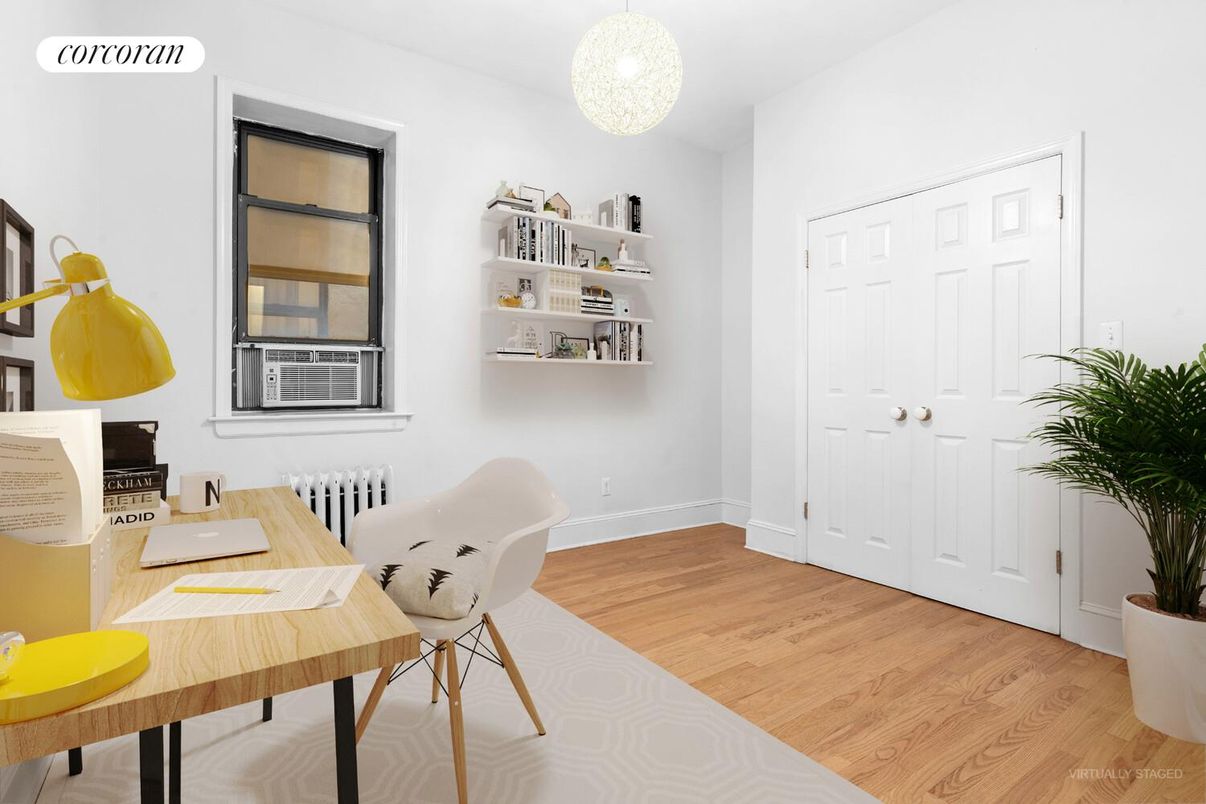 Chandelier, Home Office, Interior, Wood Texture Flooring