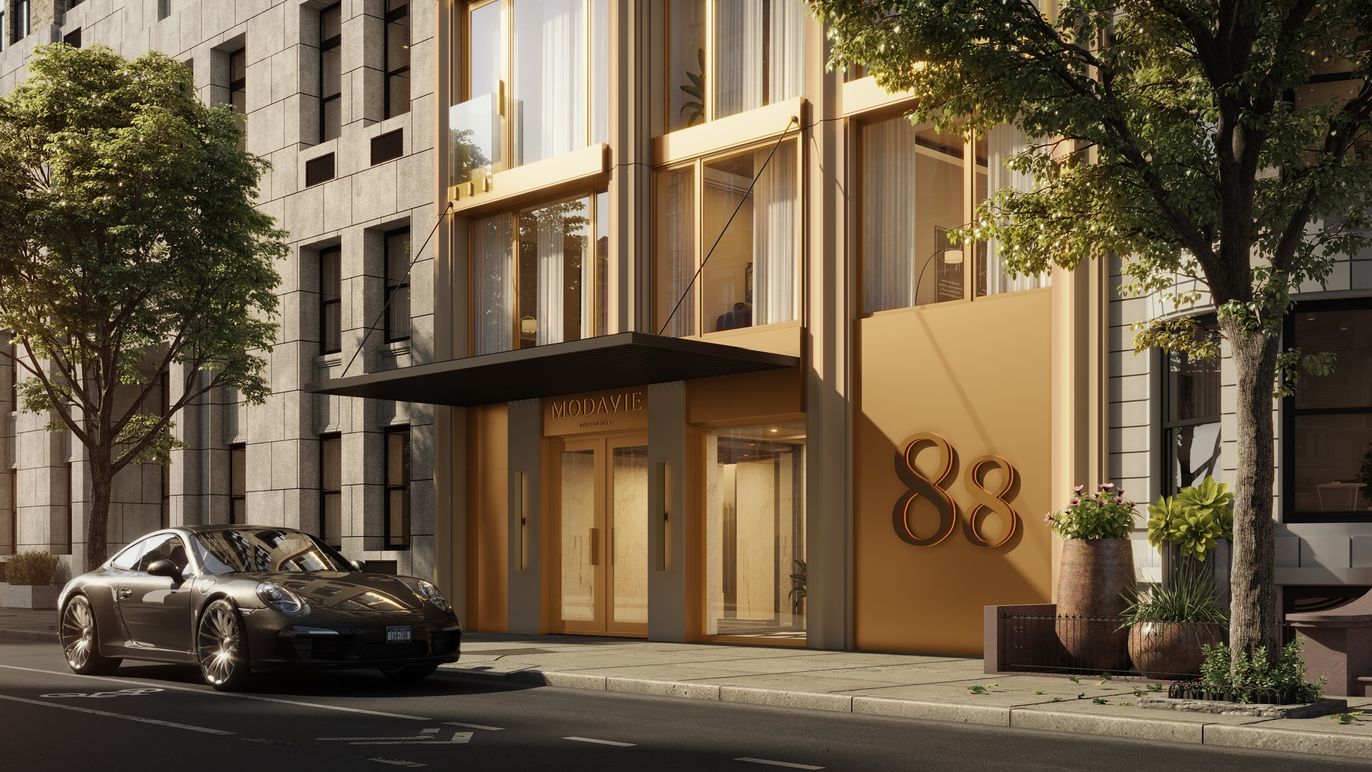 Exterior, Facade, Brownstone