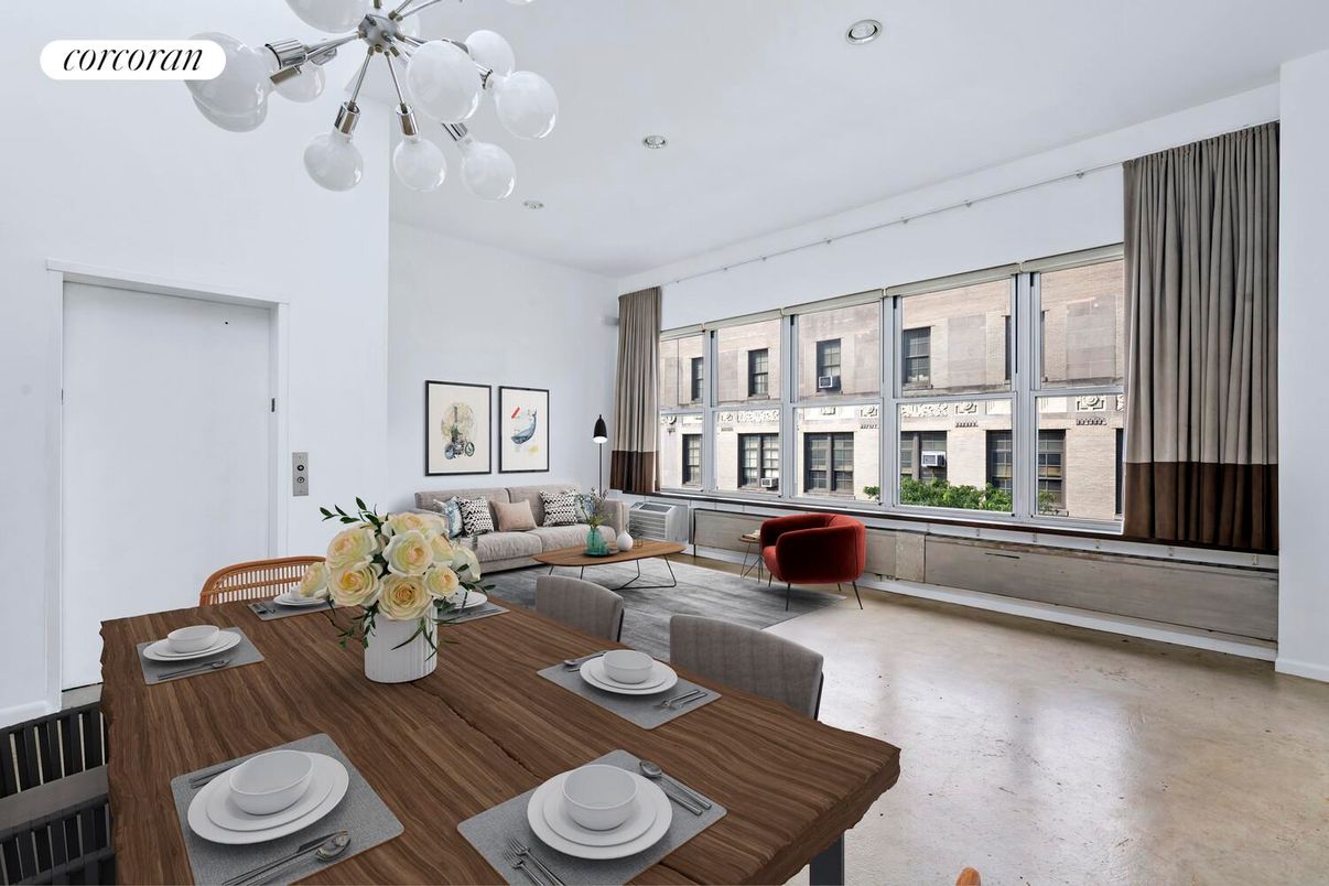 Dining room, Interior, Living room, Recessed Lighting