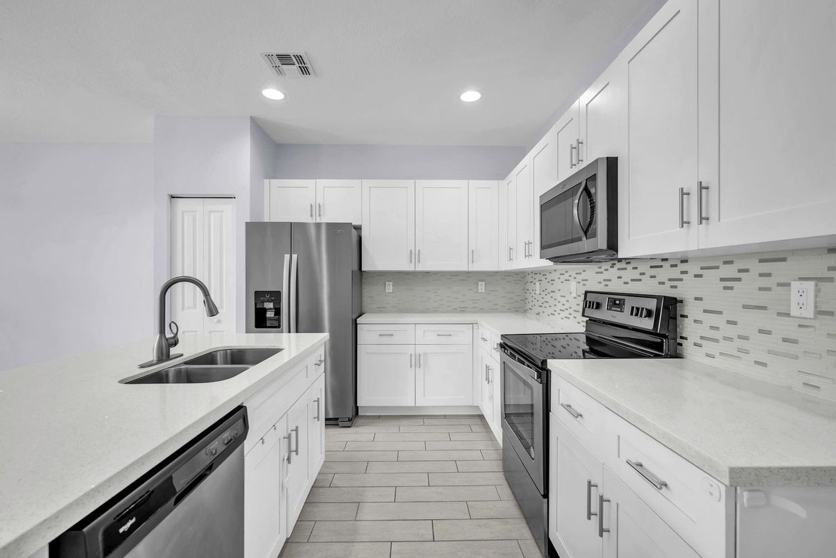 Interior, Kitchen, Recessed Lighting, Stainless Steel Appliances