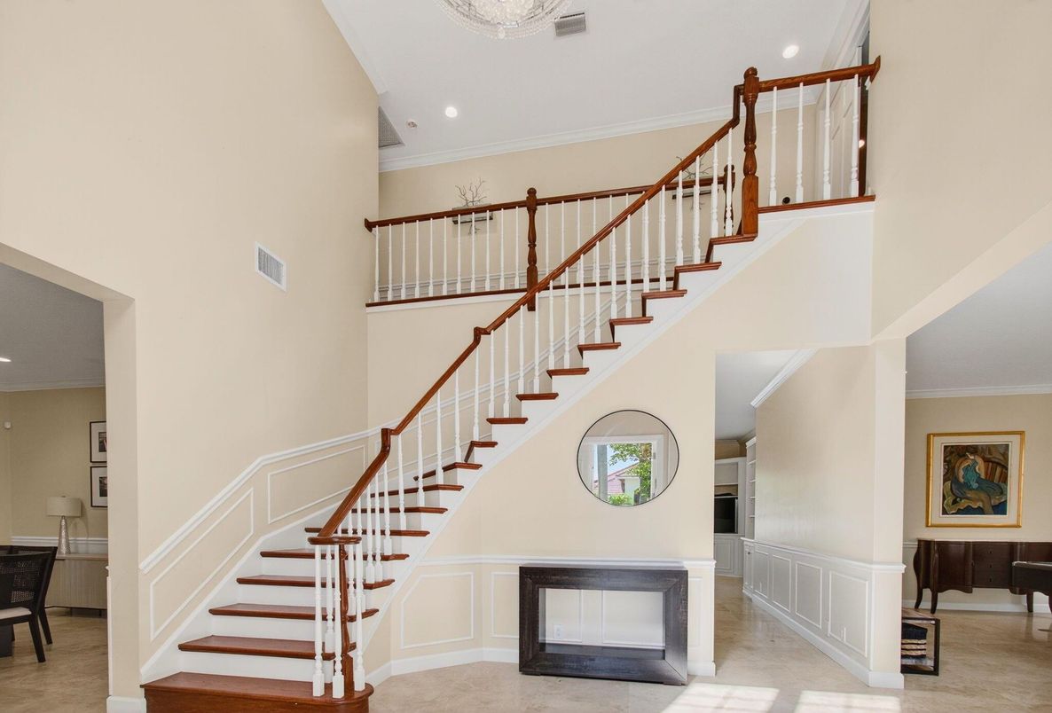 Fireplace, Interior, Piano, Recessed Lighting