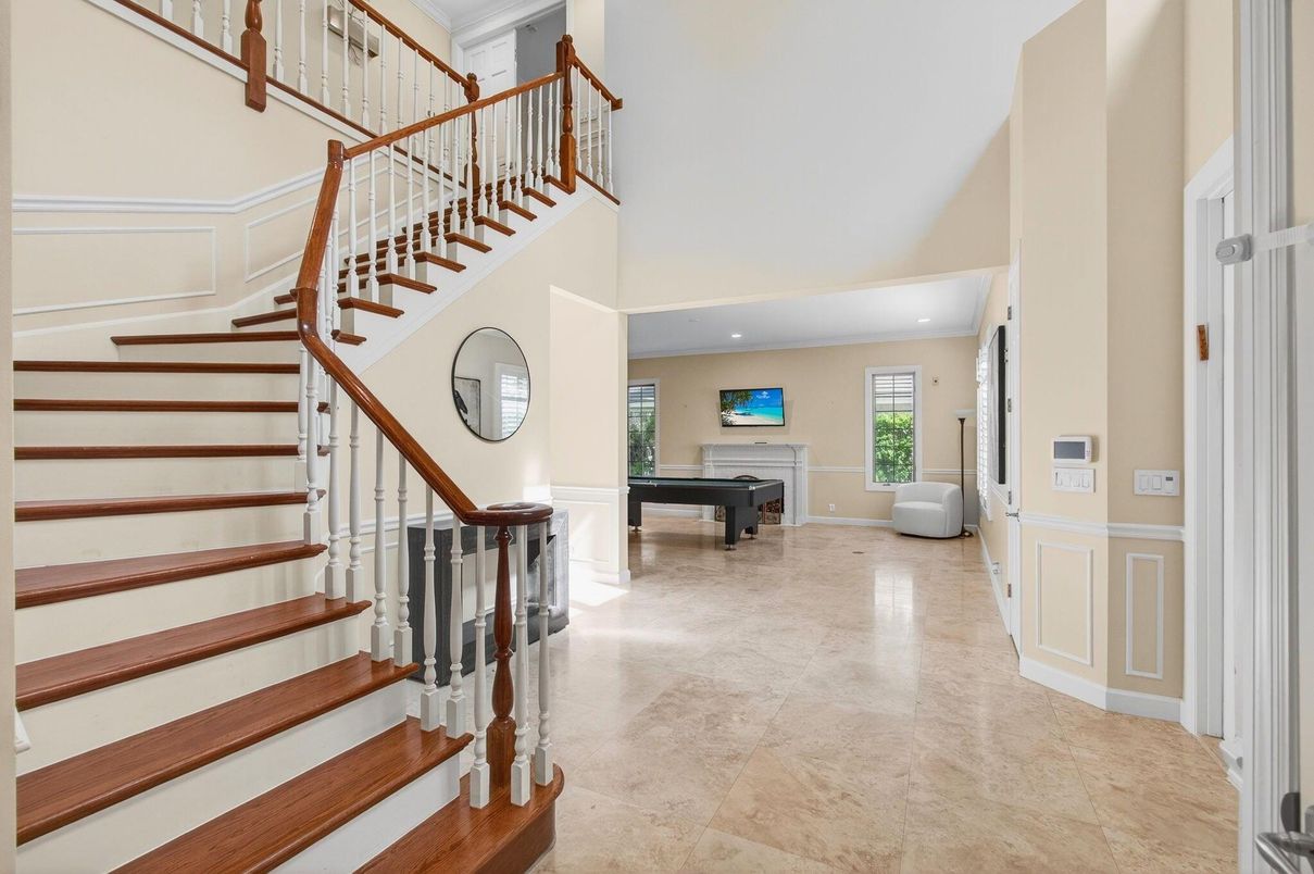 Fireplace, Game Room, Interior, Recessed Lighting