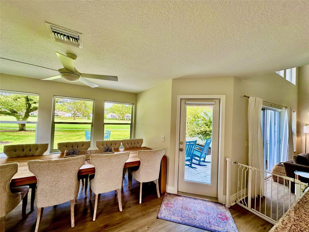 Dining room, Interior, Wood Texture Flooring