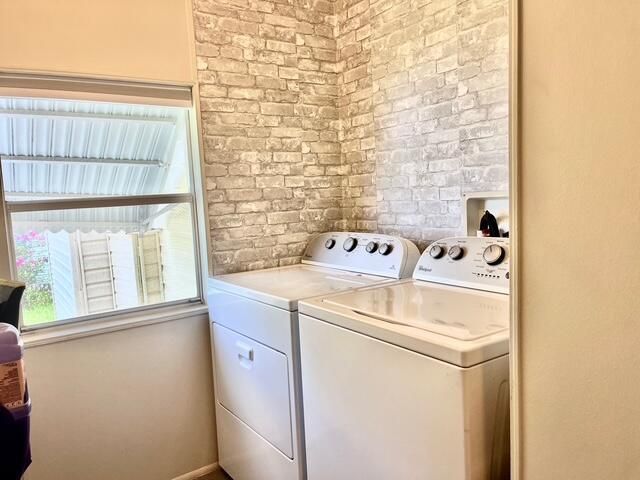 Interior, Stone Walls, Washer