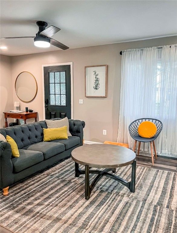 Interior, Living room, Recessed Lighting