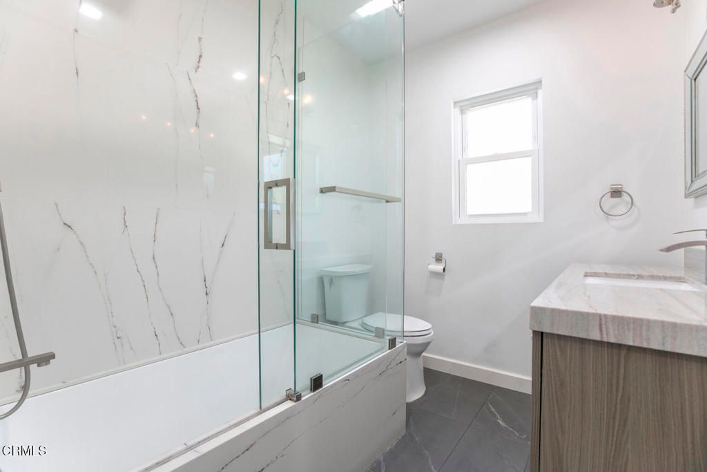 Bathroom, Glass Shower, Interior, Marble Walls