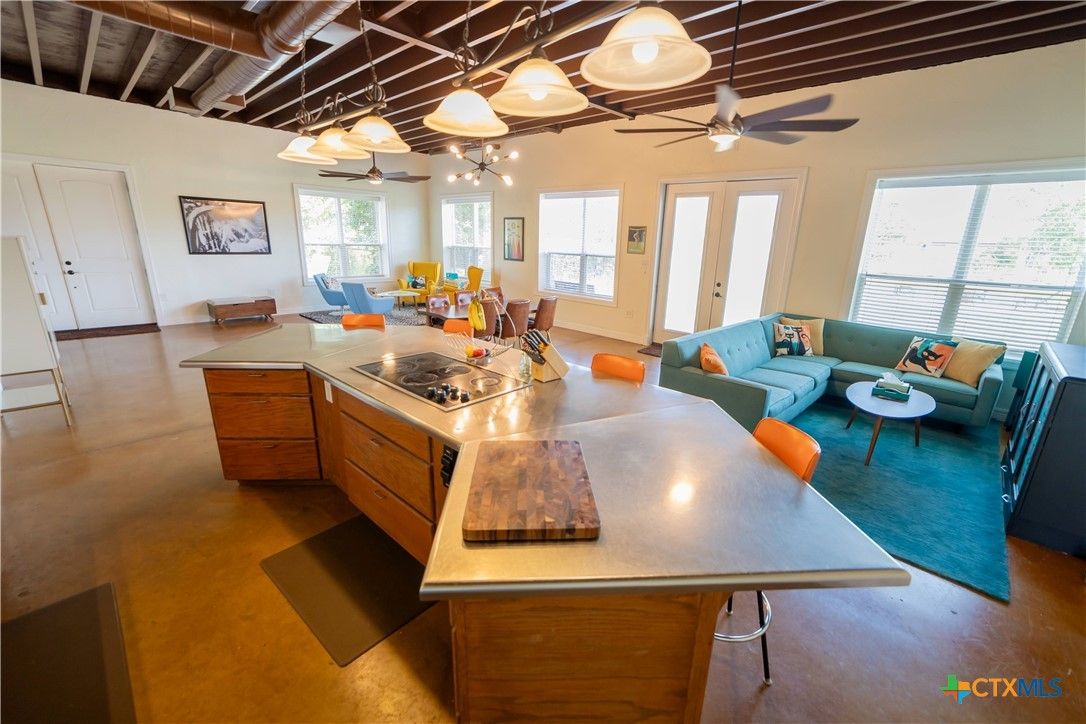 Dining room, Interior, Kitchen, Living room, Pendant Lights, Wooden Beams, Wooden Ceilings