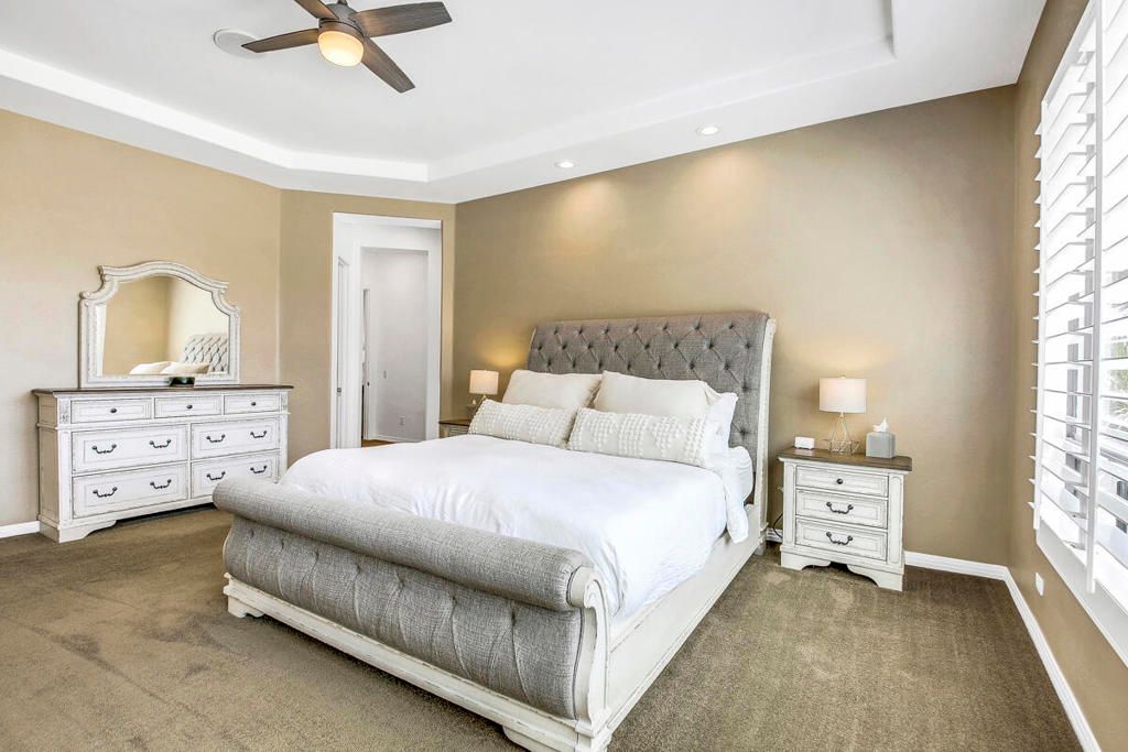 Bedroom, Interior, Recessed Lighting