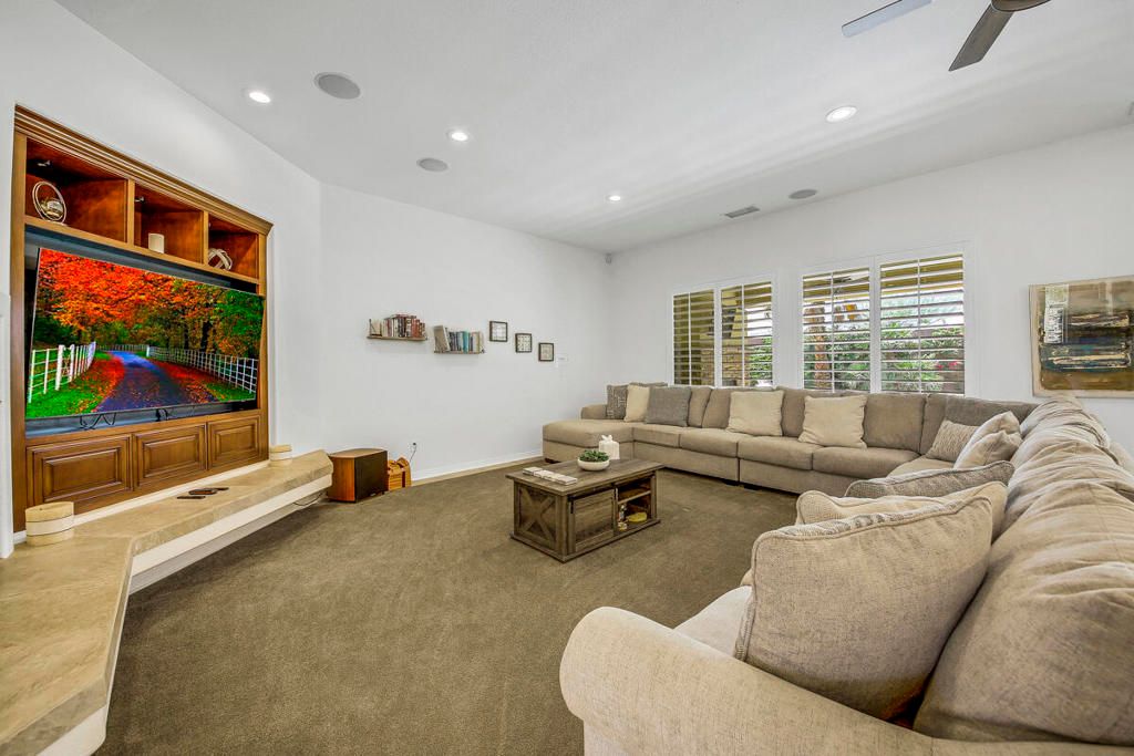 Interior, Living room, Recessed Lighting