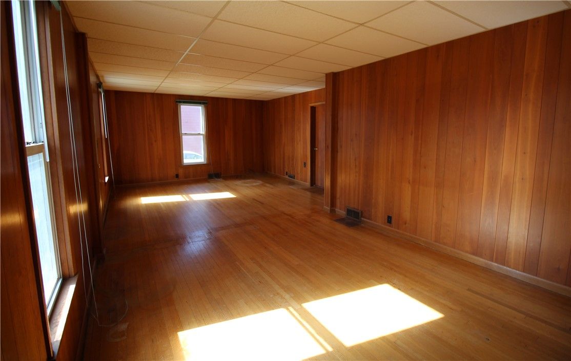Empty room, Interior, Wood Texture Flooring, Wooden Walls