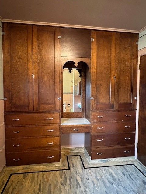 Bathroom, Interior, Wood Texture Flooring
