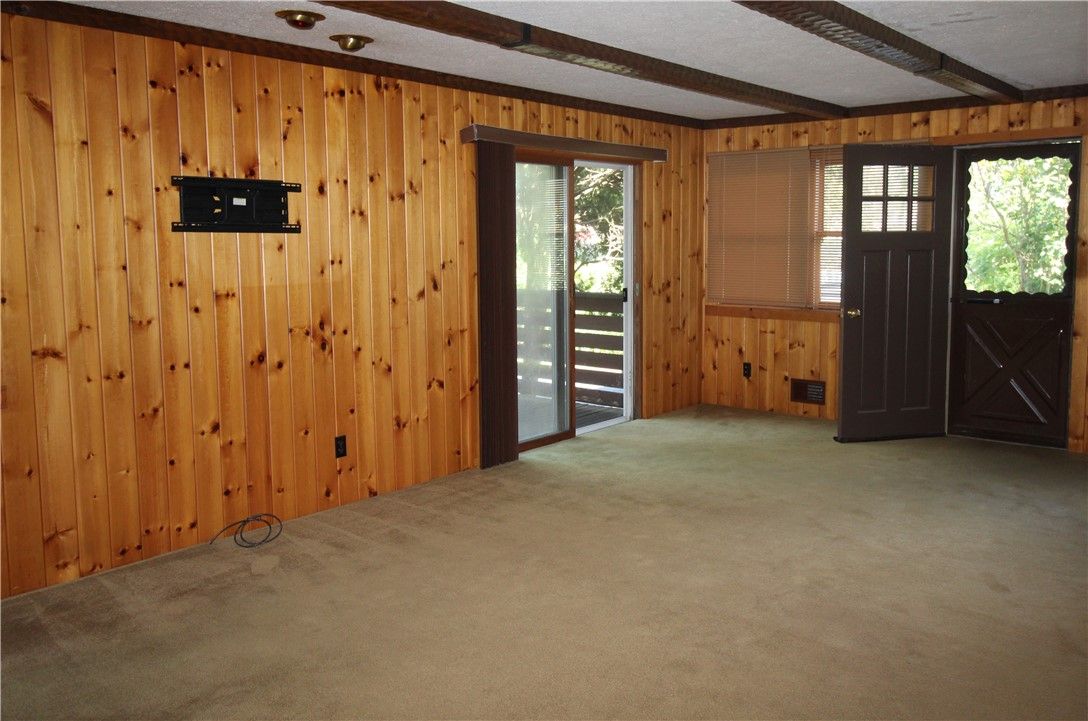Empty room, Interior, Wooden Walls