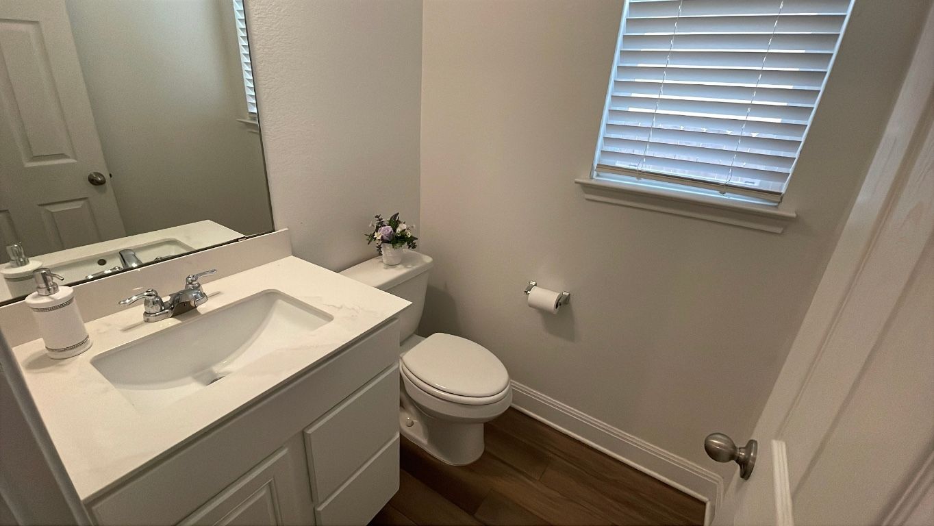 Bathroom, Interior, Wood Texture Flooring