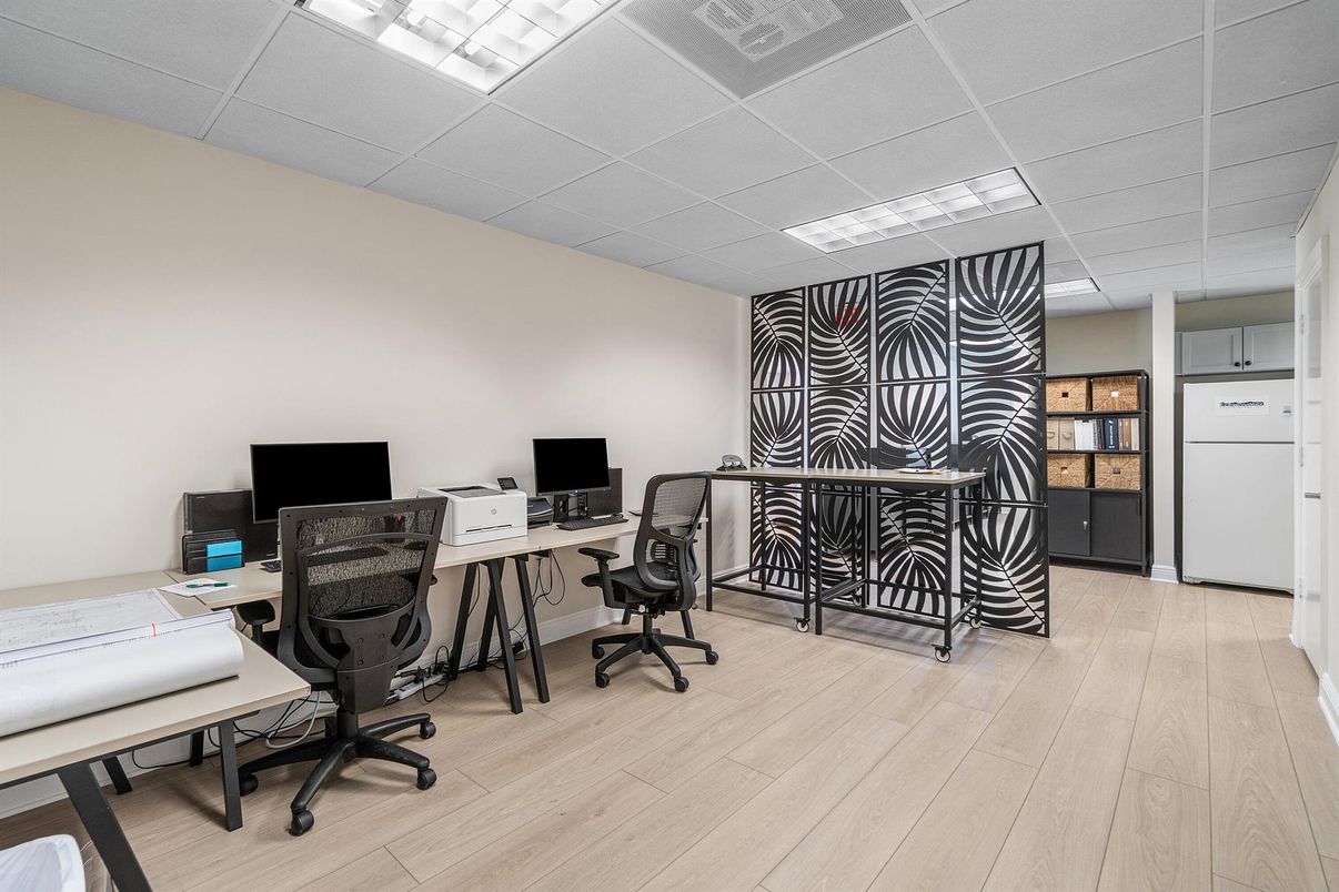 Home Office, Interior, Wood Texture Flooring