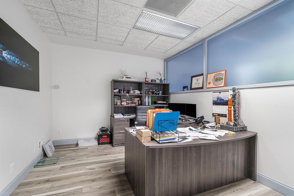 Home Office, Interior, Wood Texture Flooring