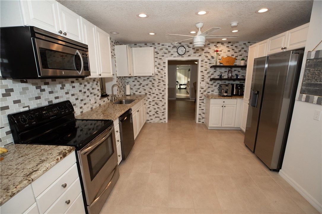 Interior, Kitchen, Recessed Lighting, Stainless Steel Appliances