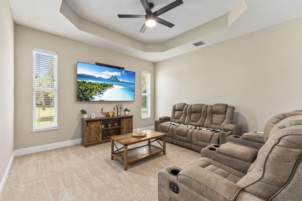 Home Theatre Room, Interior, Living room