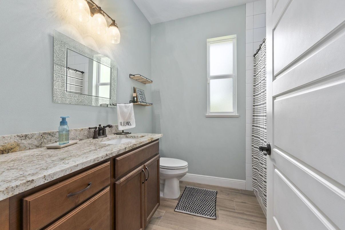 Bathroom, Interior, Wood Texture Flooring