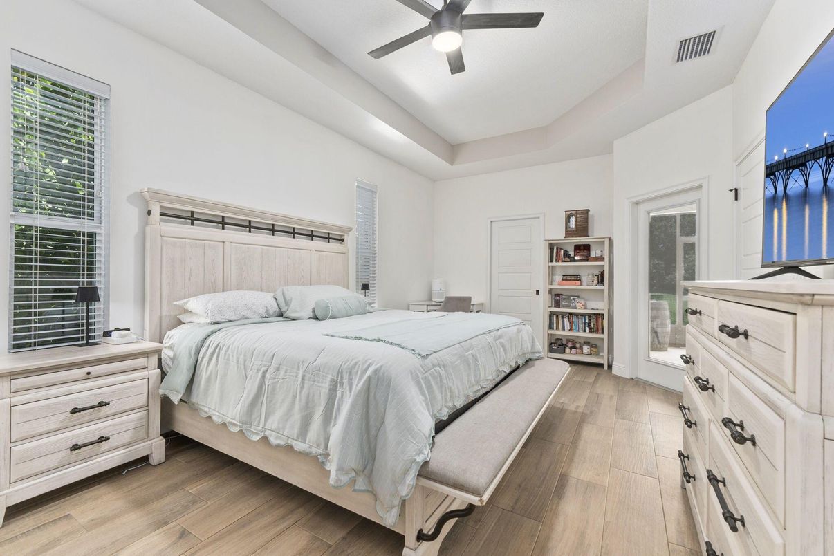 Bedroom, Interior, Wood Texture Flooring