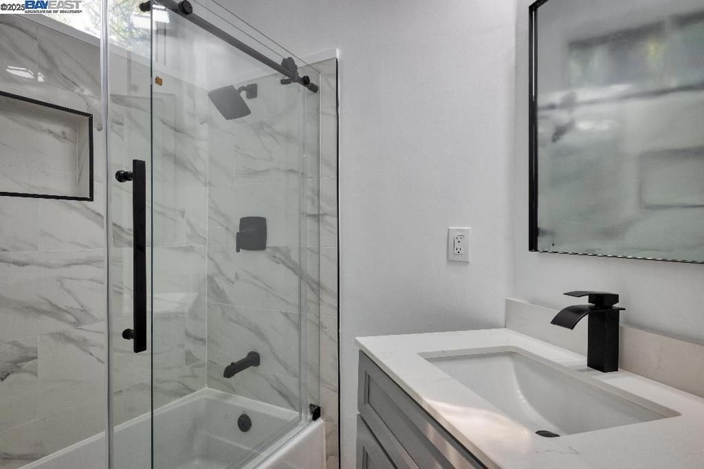 Bathroom, Glass Shower, Interior, Marble Walls