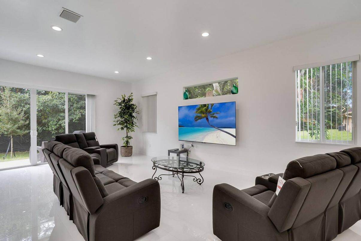 Interior, Living room, Recessed Lighting