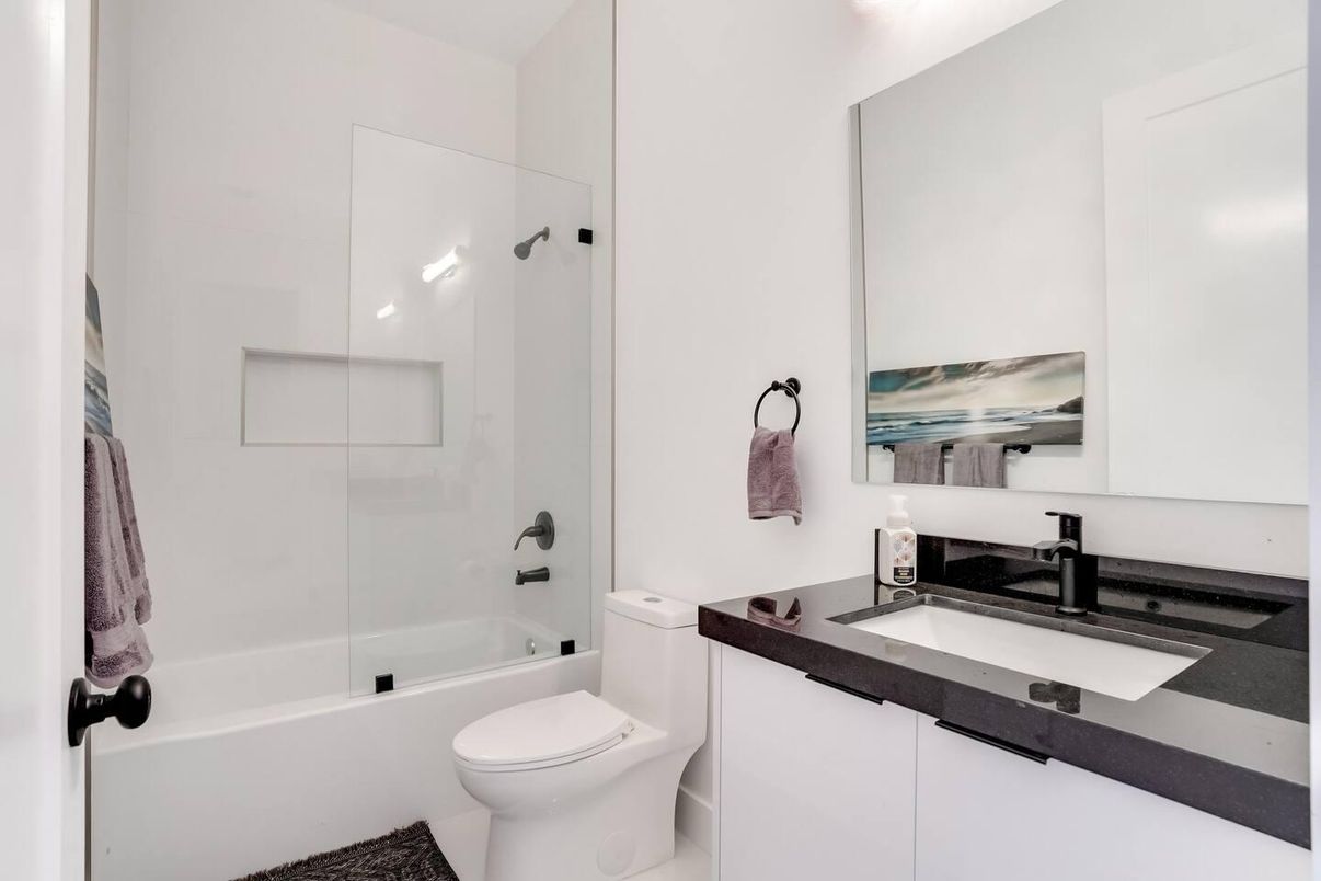 Bathroom, Glass Shower, Interior