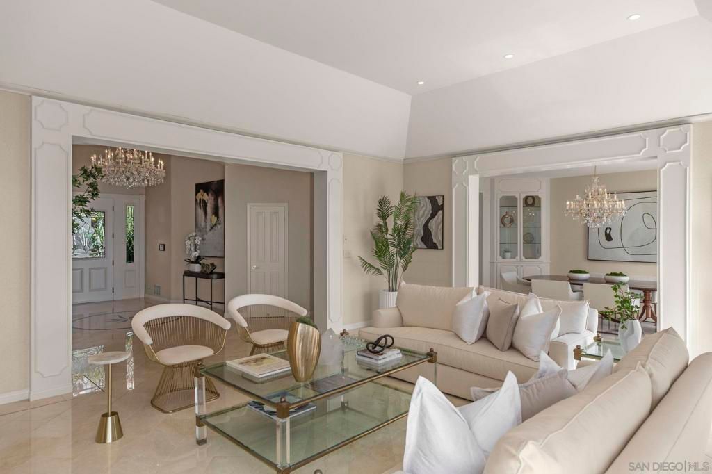 Chandelier, Dining room, Interior, Living room, Recessed Lighting