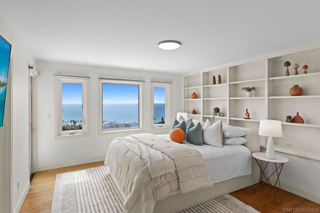 Bedroom, Interior, Water, Wood Texture Flooring