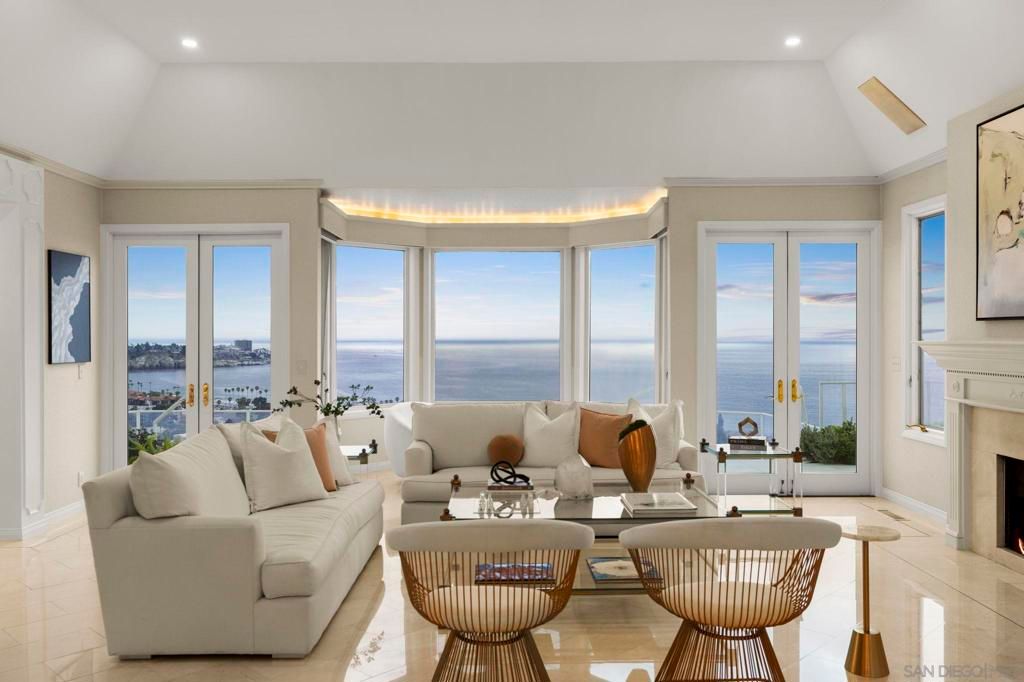 Fireplace, Interior, Living room, Recessed Lighting, Water