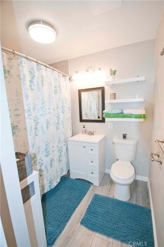 Bathroom, Interior, Wood Texture Flooring