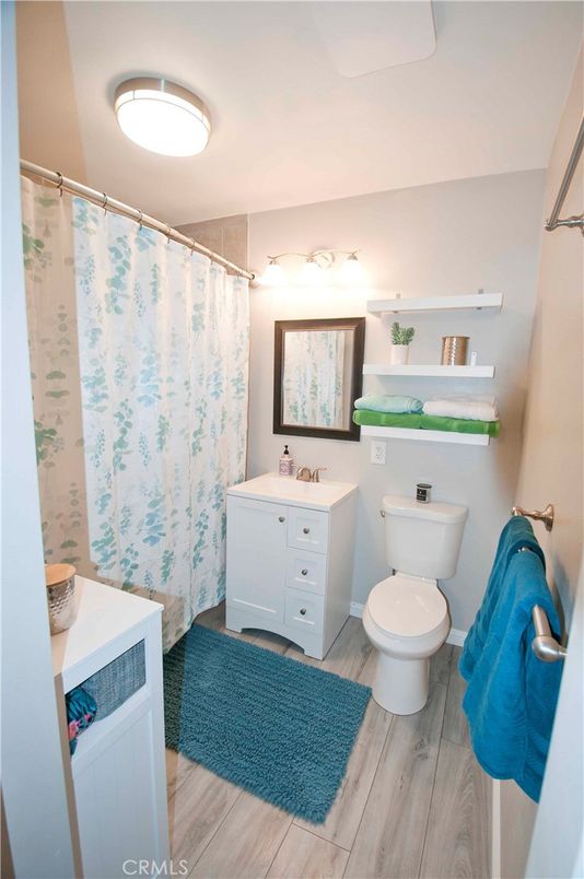 Bathroom, Interior, Wood Texture Flooring