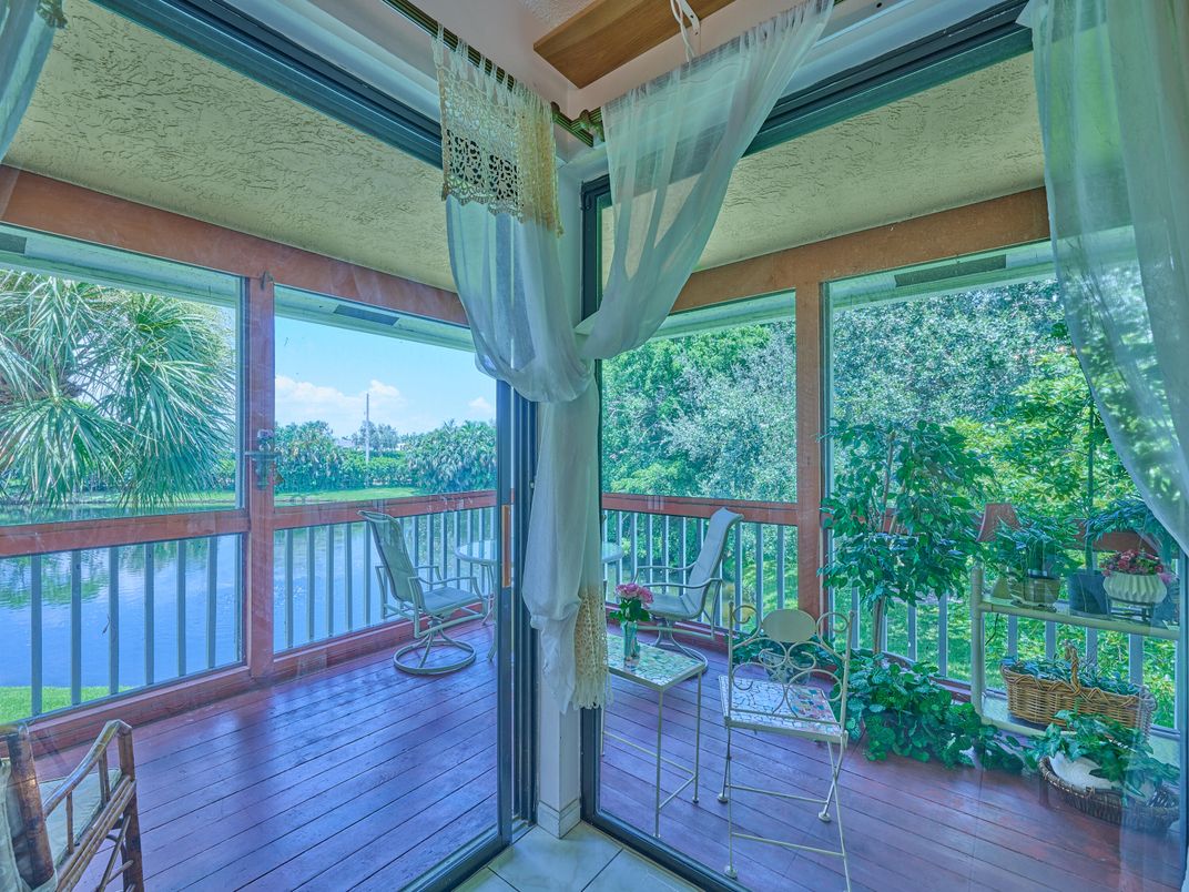 Interior, Sun Room, Wood Texture Flooring