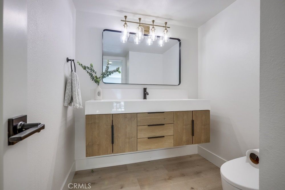 Bathroom, Interior, Wood Texture Flooring