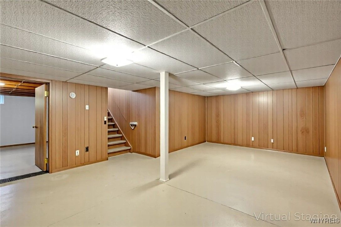 Empty room, Interior, Wooden Walls